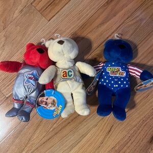 Set of 3 Aaron Carter bears